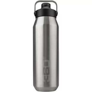 360 Degrees Butelka termiczna 360 Degrees Vacuum Insulated Stainless Wide Mouth Bottle With Sip Cap 1 l Srebrna - Butelki termiczne - miniaturka - grafika 2