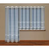 Firany - Firana żakardowa 200 x 250 cm biała - miniaturka - grafika 1