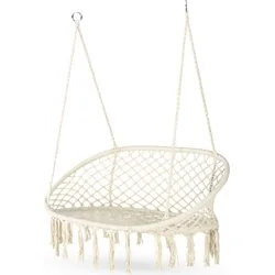 Huśtawka wisząca podwójna Boho Outtec - Fotele ogrodowe wiszące - miniaturka - grafika 1