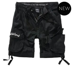 spodnie bojówki krótkie MOTORHEAD URBAN LEGEND - BLACK-XL - Spodnie męskie - miniaturka - grafika 1