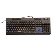 Klawiatury - SPARCO Stealth SPMEMKEYBOARD czarno-niebieska - miniaturka - grafika 1