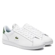 Sneakersy męskie - Sneakersy Lacoste 748SMA0011 Biały - miniaturka - grafika 1
