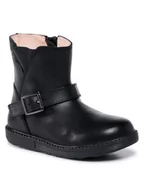 Buty dla dziewczynek - Geox Kozaki B Hynde G. Wpf A B943MA 00043 C9999 S Czarny - miniaturka - grafika 1