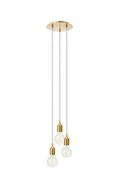 Lampy sufitowe - Markslojd lampa wisząca Bronx 3L 3xE27 talerz brąz 108099 - miniaturka - grafika 1