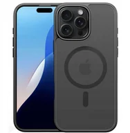 Etui i futerały do telefonów - Etui magnetyczne Magsafe DuxDucis Yind do iPhone 16 Pro, czarne - miniaturka - grafika 1