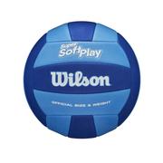 Siatkówka - Piłka Do Siatkówki Wilson Super Soft Play Volleyball Royal/Navy roz 5 - miniaturka - grafika 1
