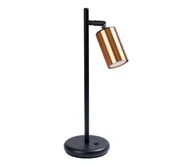 Lampy stojące - Sollux SL.1381 - Lampa stołowa WINX 1xGU10/10W/230V czarna/miedź - miniaturka - grafika 1