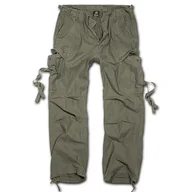 Odzież trekkingowa męska - Spodnie bushcraft męskie Brandit M65 Vintage Olive - miniaturka - grafika 1