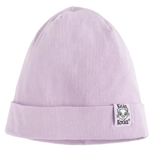 Cool Club, Czapka dziewczęca, prążkowana, fioletowa, Kicia Kocia - Czapki dla dzieci - miniaturka - grafika 1