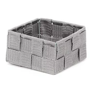Koszyki łazienkowe - Szary organizer łazienkowy Compactor Stan, 12x12 cm - miniaturka - grafika 1