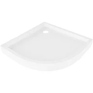 Brodziki prysznicowe - Mexen Flow+ brodzik półokrągły 80 x 80 cm, biały połysk - 46Q108080H - miniaturka - grafika 1