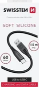 Kable USB - Kabel USB Swissten USB-C - USB-C 1.5 m Czarny 71532010 - miniaturka - grafika 1
