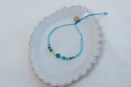 Bransoletki - Bransoletka Odwaga Apatyt Onyks Akwamaryn - miniaturka - grafika 1