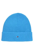 Czapki męskie - Tommy Hilfiger - Czapka męska z dodatkiem kaszmiru, niebieski - miniaturka - grafika 1
