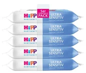 Chusteczki nawilżane - HIPP Ultra sensitive nawilżane chusteczki 5x48 szt. - miniaturka - grafika 1