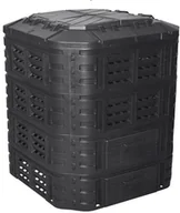 Kompostowniki - Plastikowy kompostownik ogrodowy, 1120 l, czarny - miniaturka - grafika 1