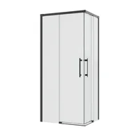 Kabiny prysznicowe - Kabina prysznicowa prostokątna Remix 100 x 80 x 195 cm chrom Sensea - miniaturka - grafika 1