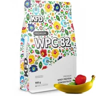 Odżywki białkowe - Białko KFD Premium WPC 82 900g  Banan-Truskawka - miniaturka - grafika 1