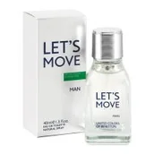 Wody i perfumy męskie - Benetton Lets Move Woda toaletowa 40ml - miniaturka - grafika 1