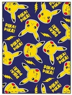 Koce i narzuty dla dzieci - kocyk koc coral miś pokemon 100x140 cm - miniaturka - grafika 1