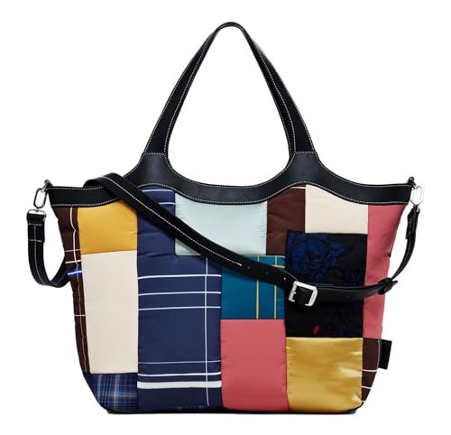 Desigual Women's Accessories Fabric Shopping Bag, materiał Finish, Wykończenie materiału