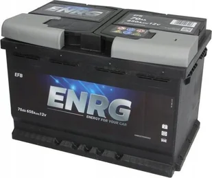 Akumulator ENRG 12V 70Ah/650A START&STOP EFB P+ biegun standardowy 278x175x190 B13 - stopka o wysokości 10.5 mm efb/rozruchowy - Ładowarki i akumulatory - miniaturka - grafika 1