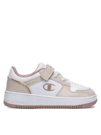 Buty dla dziewczynek - Champion Sneakersy RD18 2.0 G PS LOW S32497-YS085 Beżowy - miniaturka - grafika 1