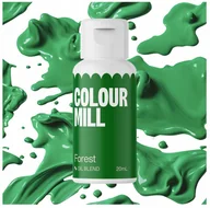 Dodatki do ciast w proszku - BARWNIK OLEJOWY DO MAS TŁUSTYCH KREMÓW CZEKOLADY ZIELONY colour mill 20ml - miniaturka - grafika 1