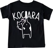 Koszulki dla dziewczynek - Koszulki dla dziewczynki lubiącej koty - kociara - miniaturka - grafika 1