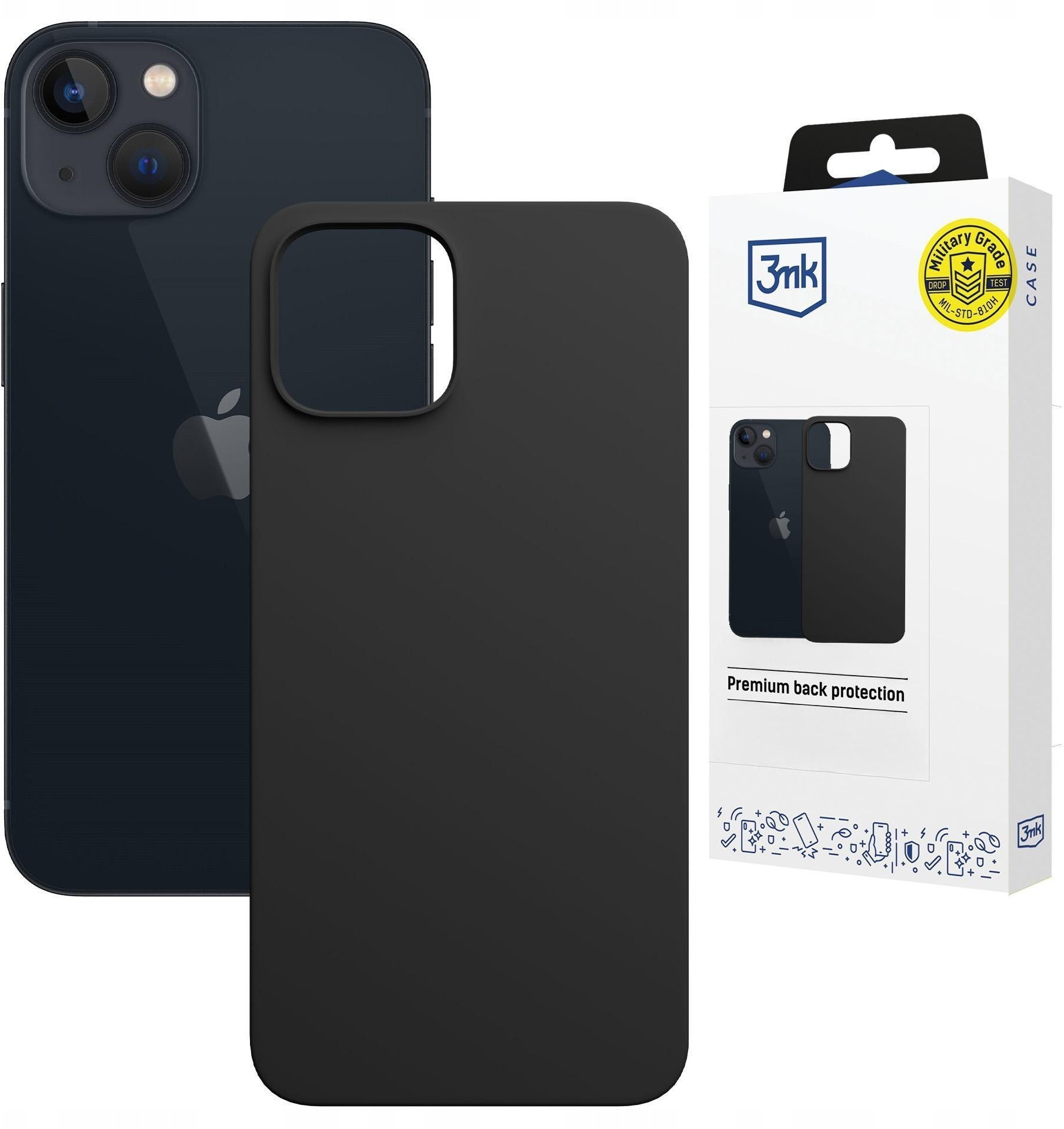 3MK Apple iPhone 14 Plus - 3mk Hardy Mellow MagCase Black