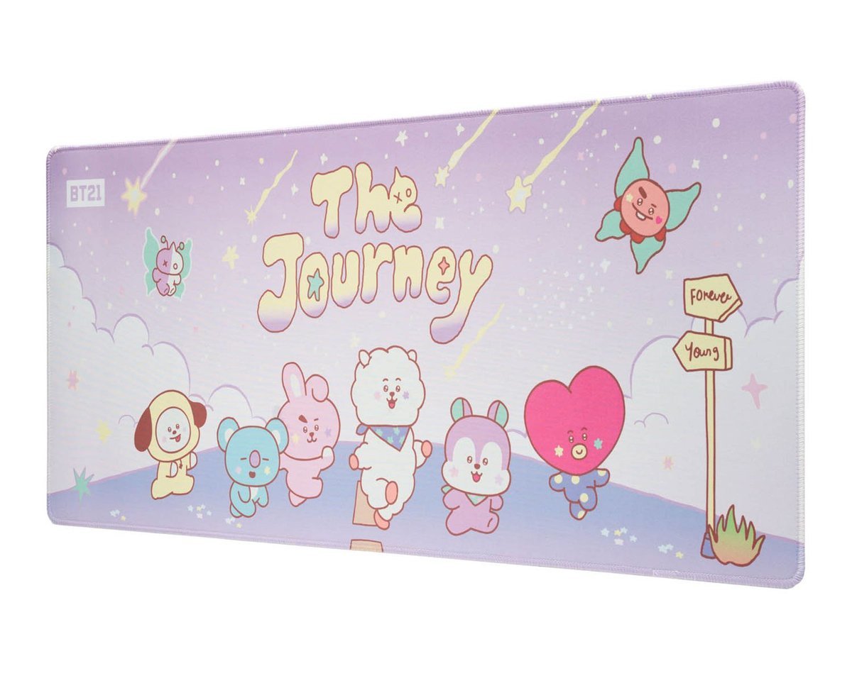 BT21 The Journey - podkładka pod myszkę 80x35