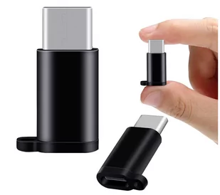 Adapter przejściówka gniazdo Micro Usb - Usb typ C - Złącza, przejściówki, adaptery - miniaturka - grafika 1