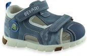 Buty dla chłopców - Chłopięce sandałki zabudowane przody Befado 170P106 Niebieskie - miniaturka - grafika 1