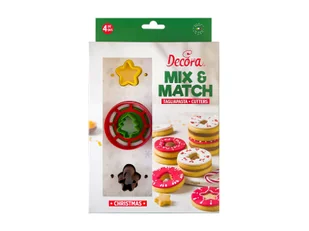 Zestaw foremek do ciastek na Boże Narodzenie - 4 szt. - Ciasta i półprodukty do ciast - miniaturka - grafika 1