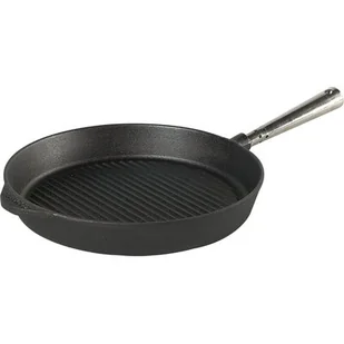 Skeppshult Patelnia grillowa okragła 28 cm stalowa rączka 0028 - Zestawy do grillowania - miniaturka - grafika 1
