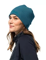 Czapki damskie - Jack Wolfskin Real Stuff czapka beanie Blue Coral One Size - miniaturka - grafika 1