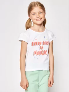Billieblush T-Shirt U15879 Biały Regular Fit - Koszulki dla dziewczynek - miniaturka - grafika 1