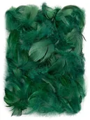 Pasmanteria - DpCraft Piórka 5-12 cm, 10 g, dark green, ciemne zielone, DPCraft - miniaturka - grafika 1