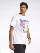 Koszulki męskie - T-SHIRT KOSZULKA Reebok Polera Graphic Series S - miniaturka - grafika 1