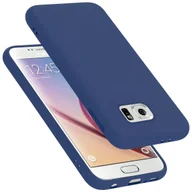 Etui i futerały do telefonów - Pokrowiec Do Samsung Galaxy S6 Etui w LIQUID NIEBIESKI TPU Silikon Case Cover Obudowa Ochronny Cadorabo - miniaturka - grafika 1