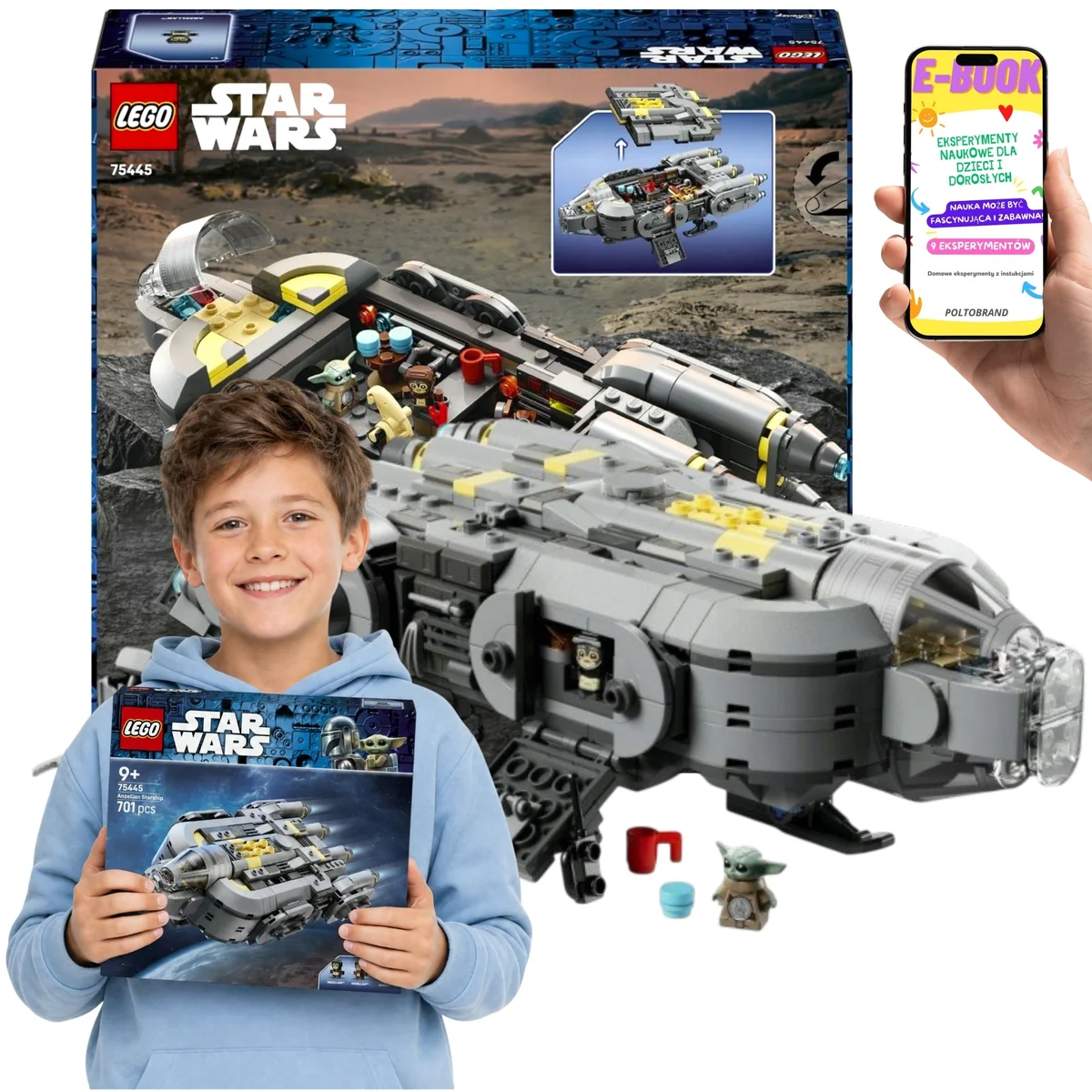 LEGO STAR WARS Anzellański statek gwiezdny 75445