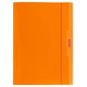 Teczki i skoroszyty - Herlitz TECZKA RYS. A4 Z GUMKĄ COL.BLOCK. POMARAŃCZOWY - miniaturka - grafika 1
