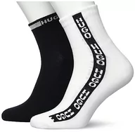 Skarpetki męskie - HUGO Krótkie skarpety, biały - miniaturka - grafika 1