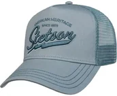 Czapki i chusty sportowe męskie - Czapka Trucker Since 1865 by Stetson, niebieski, One Size Small - miniaturka - grafika 1