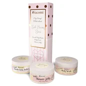 Zestawy kosmetyków damskich - Nacomi SET Sweet Honey Waffers masło do ciała 100g + galaretka do mycia ciała 100g + Peeling do ciała 200g - miniaturka - grafika 1