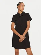 Sukienki - Fracomina Sukienka codzienna FR24WD1008W72901 Czarny Regular Fit - miniaturka - grafika 1