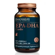 Serce i układ krążenia - DOCTOR LIFE DOCTOR LIFE EPA-DHA Cardio 60 kaps - miniaturka - grafika 1