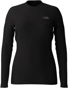 The North Face Damskie Easy L/S Crew Neck Koszulka Black S - Koszulki i topy damskie - miniaturka - grafika 1