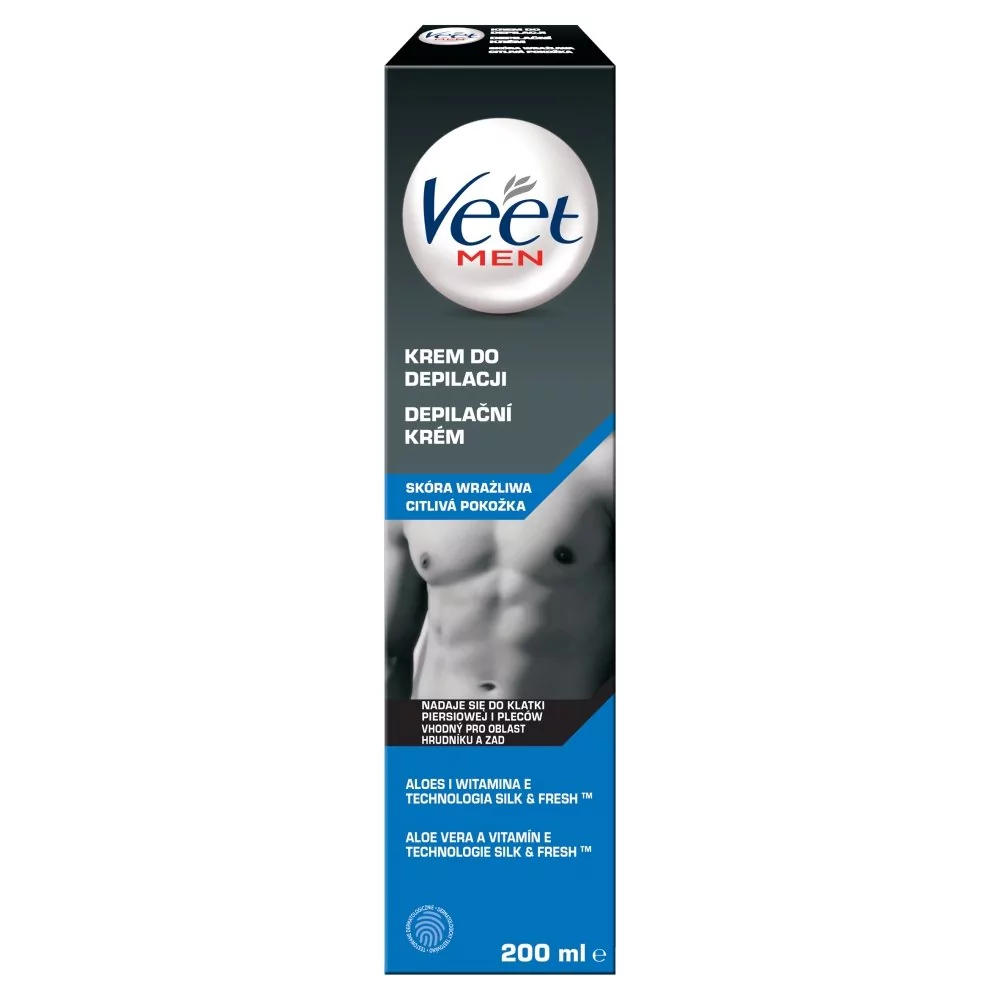 Veet Men Krem do Depilacji 200ml + Szpatułka