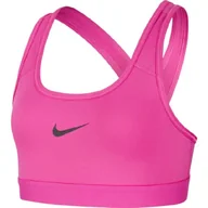 Biustonosze - Nike dziewczęcy biustonosz G Np Classic 1 biustonosz sportowy Fire Pink/Fire Pink/Fire Pink/(Black) XL - miniaturka - grafika 1